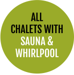 Button: All chalets with sauna & whirlpool